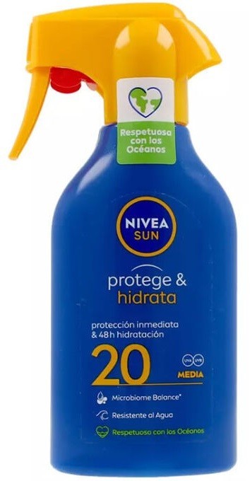 Nivea Spray Pistola F-30 – 300 Ml, Praktisches Sprühfläschchen Für Unterwegs